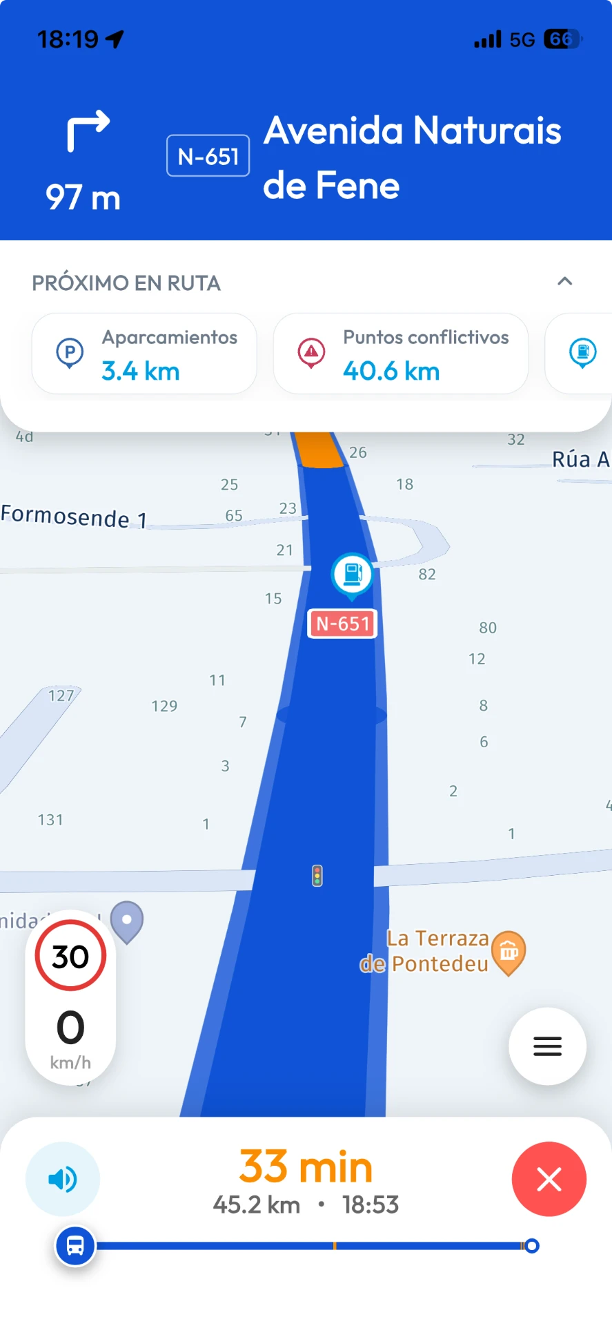 Navegación activa
